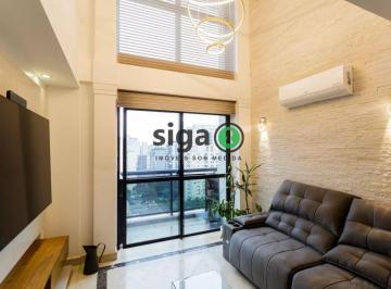 Apartamento · 120m² · 2 Quartos · 3 Vagas · Duplex mobiliado em Moema com 3 vagas - São Paulo/SP