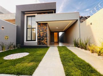 Casa · 119m² · 3 Quartos · 3 Vagas · CASA TÉRREA 3 QUARTOS COM SUÍTE E ÁREA GOURMET NO BAIRRO CARDOSO – APARECIDA DE GOIÂNIA