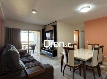 4e4e6337cb73d0f53b45328782d78790f4b65d62 · Apartamento com 3 dormitórios à venda, 82 m² por R$ 474.000,00 - Residencial Eldorado - Goiânia/GO