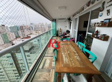 b48b6499de3243fb6f23e8d8af905e8140ec0ce8 · Apartamento à venda, 136 m² por R$ 2.150.000,00 - Pompéia - Santos/SP