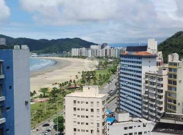 Apartamento · 98m² · 2 Quartos · 2 Vagas · Cobertura Residencial com Vista para o Mar – Santos (José Menino) 2 suítes, 2 vagas