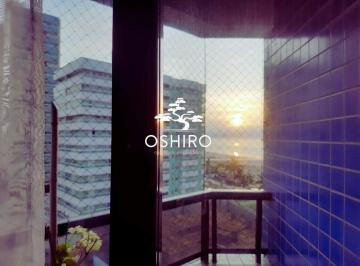 sacada sala · Apartamento à Venda com Vista Mar – 3 Quartos - Praia Grande - SP