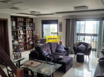 Apartamento · 196m² · 4 Quartos · 4 Vagas · Cobertura à Venda no Jardim do Mar – 196m², 3 Dormitórios, Jacuzzi, Churrasqueira e 4 Vagas