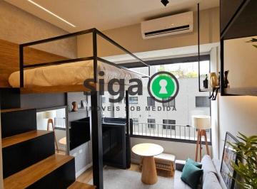 Apartamento · 24m² · 1 Quarto · Studio 24m² com Mezanino para Alugar no Brooklin ? Próx. Berrini e Metrô Brooklin