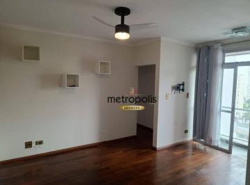 Sala · Apartamento para alugar, 80 m² por R$ 3.595,00/mês - Vila Valparaíso - Santo André/SP