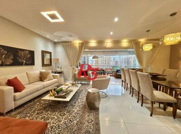 6ebee14a3da0bc8bc3f7dd1bd43455b038427775 · Apartamento com 3 dormitórios à venda, 181 m² por R$ 3.360.000,00 - Gonzaga - Santos/SP