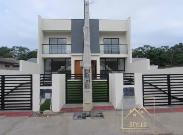 Casa · 85m² · 2 Quartos · 2 Vagas · Excelente Sobrado localizado no Loteamento Lisboa 3 Forquilhas / São José