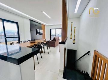 Apartamento · 133m² · 3 Quartos · 2 Vagas · Cobertura em Canto do Forte, Praia Grande/SP de 133m² 3 quartos à venda por R$ 1.200.000,00