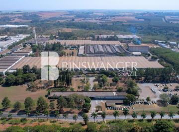 Foto aérea do galpão · Galpão Industrial e Logístico para Locação em Americana, SP