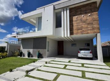 Casa · 404m² · 4 Quartos · 4 Vagas · Casa a venda em Alphaville Litoral Norte 3 com 4 suites piscina e área gourmet