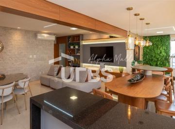 Apartamento · 170m² · 3 Quartos · 3 Vagas · Apartamento Mobiliado 170 m² – 3 Suítes – Gaia Consciente Home – Setor Bueno, Goiânia