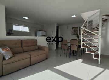 Apartamento · 122m² · 2 Quartos · 2 Vagas · Cobertura Mobiliada a 50m da Orla de Cabo Branco João Pessoa