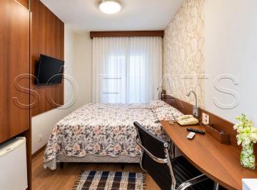 Apartamento · 18m² · 1 Quarto · 1 Vaga · Flat disponível para locação, prox a Av. Goias, Av. Pres Kennedy com fácil acesso para cidade de SP.
