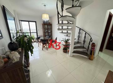 95964009950f7c0988323bed22e11f2082acb9a9 · Cobertura à venda, 198 m² por R$ 1.400.000,00 - Ponta da Praia - Santos/SP
