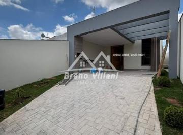 Casa · 120m² · 3 Quartos · 3 Vagas · Casa de Alto Padrão no Residencial Lagoa – Betim/MG  casa nova, moderna e com acabamento impecável!