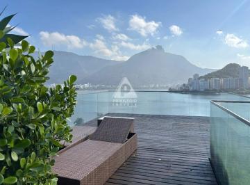 Apartamento · 228m² · 3 Quartos · 3 Vagas · Cobertura com vista para o Cristo e Lagoa em Ipanema