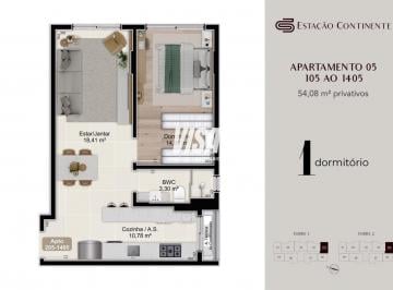 Apartamento · 83m² · 1 Quarto · Apartamento à venda - em Campinas