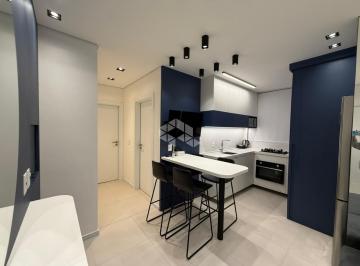 Apartamento · 50m² · 2 Quartos · 1 Vaga · Apartamento de 2 dormitórios (sendo 1 suíte) mobiliado com box/vaga de garagem na Navegantes em Capã