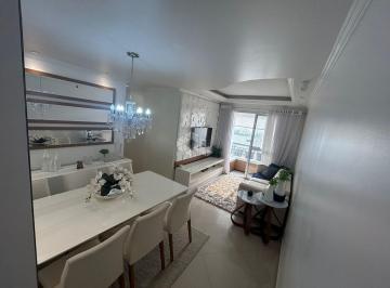 Apartamento · 74m² · 3 Quartos · 2 Vagas · Apartamento 74m² no Condomínio Piazza Pozelli - 3 Dormitórios, 1 Suíte, 2 Vagas, Mobiliado