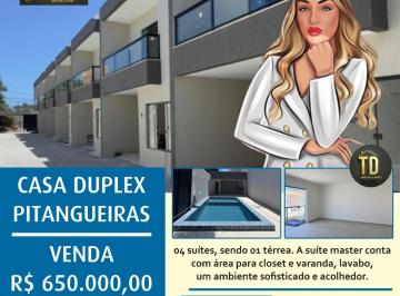 Foto 01 · Casa residencial Nova Duplex Condomínio para Venda Pitangueiras, Lauro de Freitas