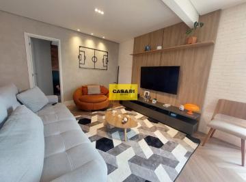 Apartamento · 90m² · 2 Quartos · 2 Vagas · Apartamento moderno e reformado com 2 quartos, 1 suíte e 2 vagas no Jardim Hollywood – São Bernardo