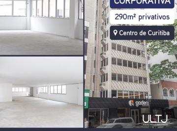 Comercial , Curitiba · Laje corporativa com 290m² no Centro de Curitiba — Estrutura, Conforto e Localização Estratégica!