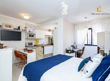 a5096f44d49b84af0f1da16f39e3644c8a737c28 · (PORTEIRA FECHADA) Studio MOBILIADO com 1 QUARTO à venda, 30 m² por R$ 420.000 - Bigorrilho - Curiti