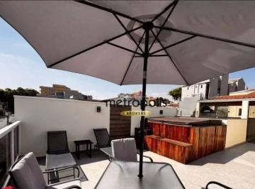 quintal e jacuzzi · Cobertura com 3 dormitórios à venda, 174 m² por R$ 789.000,00 - Santa Maria - Santo André/SP