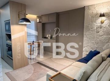 Apartamento · 45m² · 1 Quarto · 1 Vaga · Apartamento mobiliado e decorado à venda no Setor Bueno – Ritmo Bueno
