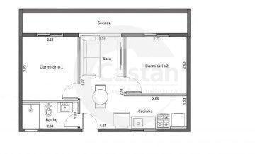 Apartamento · 39m² · 2 Quartos · 1 Vaga · Apartamento em Carrao