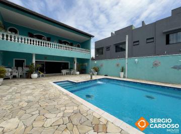 Casa · 524m² · 4 Quartos · 5 Vagas · SOBRADÃO 6 QUARTOS 4 SUÍTES EM TERRENO 600M² PERTINHO DA PRAIA ITANHAÉM SP