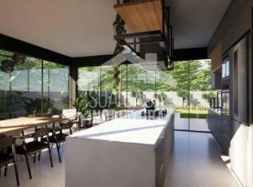 Casa · 215m² · 3 Quartos · 4 Vagas · Sobrado novo com 3 suítes e piscina Condomínio Piemonte