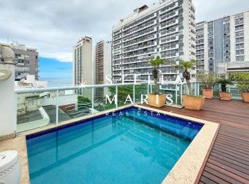 Foto 57 · Leblon, Cobertura Duplex com piscina, 467 m2, 4 quartos, 4 vagas, vista mar à venda em excelente loc