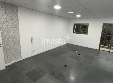 Comercial · 50m² · 1 Vaga · Sala Comercial para Aluguel em Valongo, Santos – 50 m²la comercial