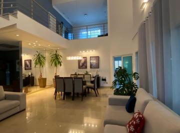 Imagem da sala para 2 ambientes · Sobrado com 4 suítes e piscina no Damha V – São José do Rio Preto