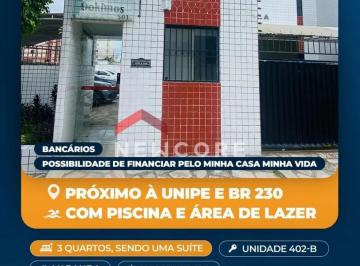 Apartamento de 3 quartos, João Pessoa · Apartamento em Rua Pedro Alves de Andrade - Bancários - João Pessoa/PB