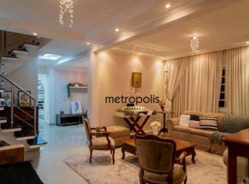 Sala · Sobrado com 3 dormitórios à venda, 204 m² por R$ 1.150.000,00 - Vila Guiomar - Santo André/SP