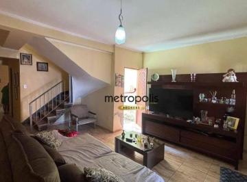 Sala · Sobrado com 2 dormitórios à venda, 173 m² por R$ 480.000,00 - Parque Jaçatuba - Santo André/SP