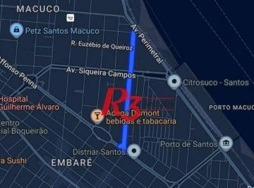 b67aaa40238162151f3d1064b4b4cebed20cd5fa · Terreno à venda, 1175 m² por R$ 2.544.000,00 - Macuco - Santos/SP