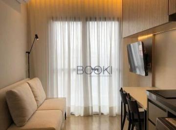 Sala · Apartamento com 1 dormitório para alugar, 35 m² por R$ 4.190,00/mês - Jardim das Acácias - São Paulo