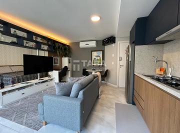 Apartamento · 38m² · 1 Quarto · 1 Vaga · Studio finamente decorado à venda – Porteira Fecha