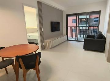 Apartamento · 52m² · 1 Quarto · 1 Vaga · Apartamento mobiliado com 1 suíte 52m², por R$ 6.480,00/mês - Alphaville/SP