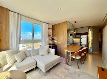Apartamento · 56m² · 2 Quartos · 1 Vaga · Apartamento com 2 dormitórios 1 suíte mobiliado com box/vaga de garagem no bairro Navegantes em Capã