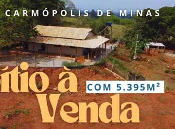Rural · 5395m² · 2 Quartos · 2 Vagas · Sítio à venda, 2 quartos, 2 vagas, Vera Cruz - Carmópolis de Minas/MG