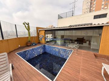 Apartamento · 185m² · 3 Quartos · 2 Vagas · Cobertura para venda em Vila Gumercindo com 3 quartos, sendo 1 suíte, 185m²