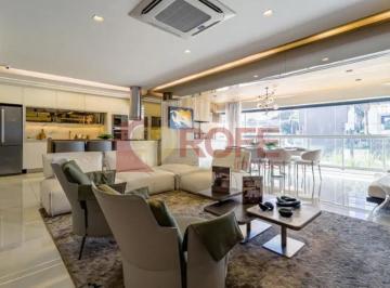 Living · Apartamento 180m², 3 dorm, 3 suítes, 3 vagas. *Quadra de tênis piso de saibro*