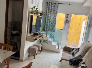 Casa · 58m² · 2 Quartos · 1 Vaga · Casa de Condomínio com 2 quartos, Balneário Maracanã, Praia Grande - R$ 300 mil, Cod: 7224