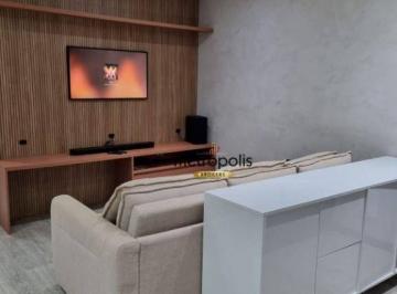 Sala · Apartamento com 2 dormitórios à venda, 55 m² por R$ 545.000,00 - Nova Petrópolis - São Bernardo do C