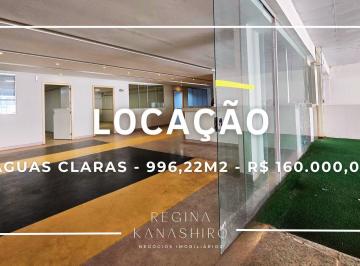 Comercial , Águas Claras · Imóvel comercial com aprox. 1.000 m² para locação em Águas Claras
