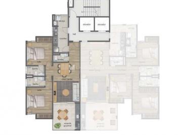Planta · Apartamento de 2 quartos à venda no bairro São Mateus em Juiz de Fora/MG.